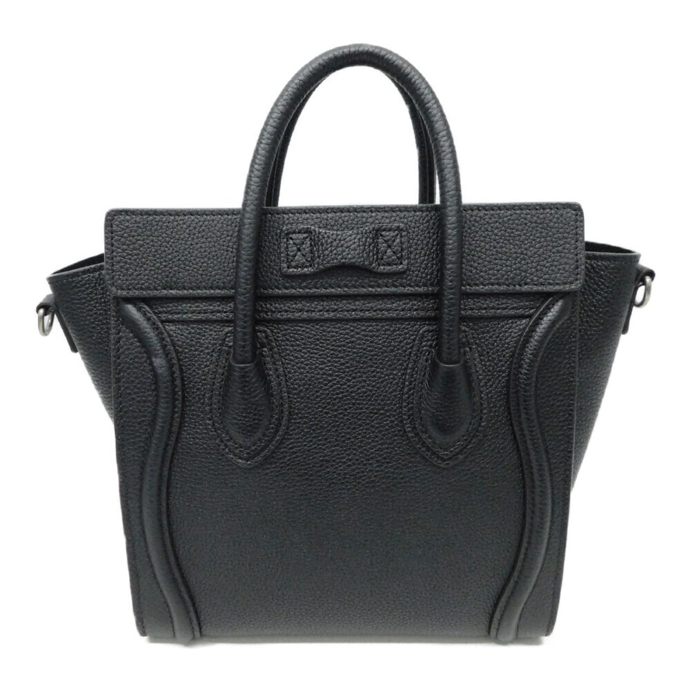 Celine Black Shoulder Shopper Luggage Handbag Bag